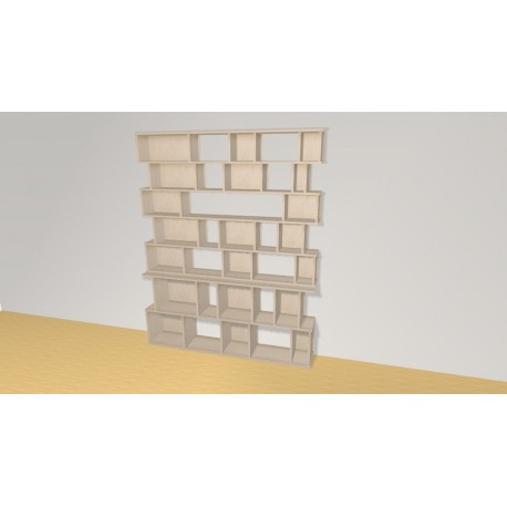 Bibliotheek  (H200cm - B161 cm)