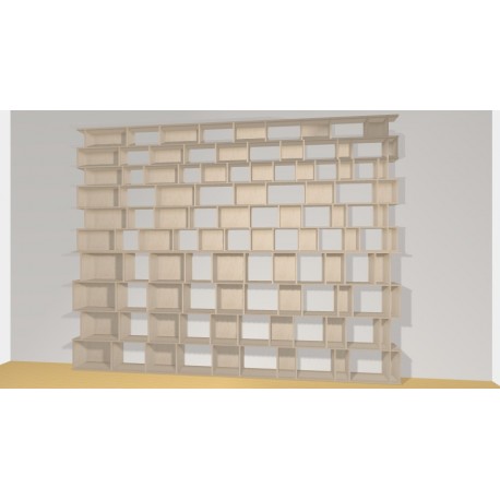 Bookshelf  (H299cm - W386 cm)