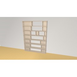Bibliotheek  (H189cm - B141 cm)