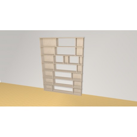 Bookshelf  (H189cm - W141 cm)