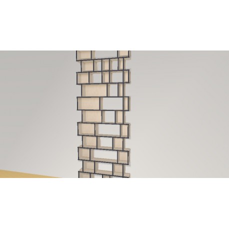 Bibliotheek  (H311cm - B111 cm)