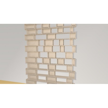 Bibliotheek  (H311cm - B226 cm)