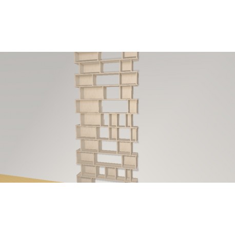 Bibliotheek  (H311cm - B128 cm)