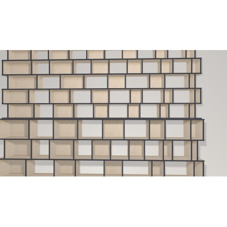 Bibliotheek  (H242cm - B365 cm)