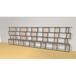 Bibliotheek  (H120cm - B380 cm)