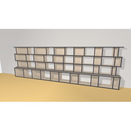 Bibliotheek  (H120cm - B380 cm)