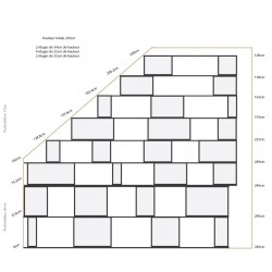 Bibliothèque (H230cm - L240-138 cm)