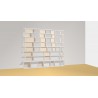 Bookshelf  (H221cm - W243 cm)