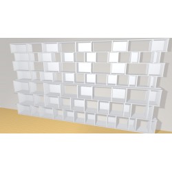 Bookshelf  (H212cm - W390 cm)