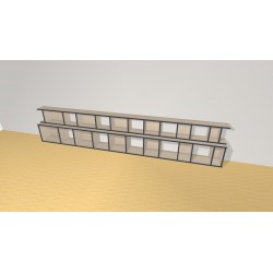 Bookshelf  (H66cm - W341 cm)