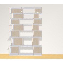 Bookshelf  (H200cm - W136 cm)