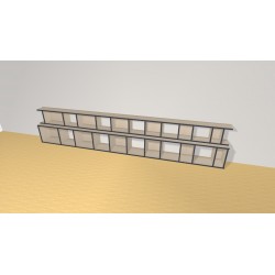 Bibliotheek  (H66cm - B343 cm)