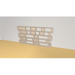 Bibliotheek  (H121cm - B220 cm)