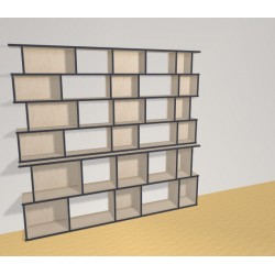 Bibliotheek  (H176cm - B210 cm)