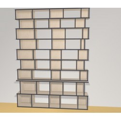 Bibliotheek  (H257cm - B210 cm)