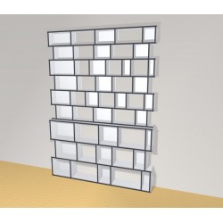 Bibliotheek  (H266cm - B210 cm)