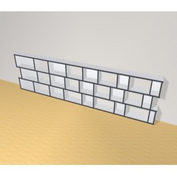 Bibliotheek  (H82cm - B324 cm)