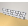 Bookshelf  (H82cm - W324 cm)