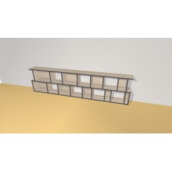 Bibliotheek  (H73cm - B285 cm)
