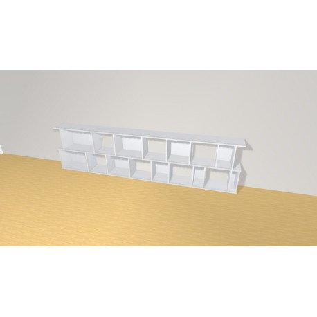 Bibliotheek  (H73cm - B285 cm)