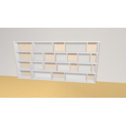 Bibliotheek  (H109cm - B228 cm)