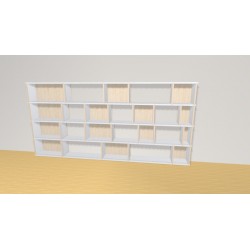 Bookshelf (H109cm - W228 cm)