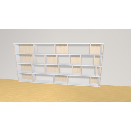 Bibliotheek  (H109cm - B228 cm)