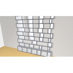 Bibliotheek  (H248cm - B243 cm)