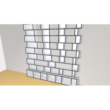 Bibliotheek  (H248cm - B243 cm)