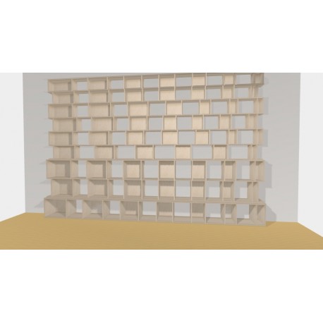 Bibliotheek  (H268cm - B450 cm)