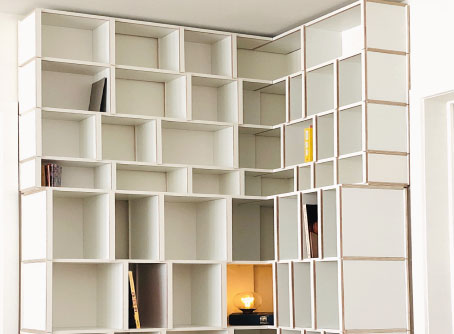 Corner bookcases