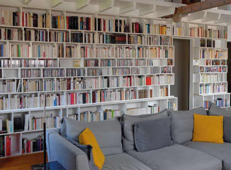 Living room bookcases